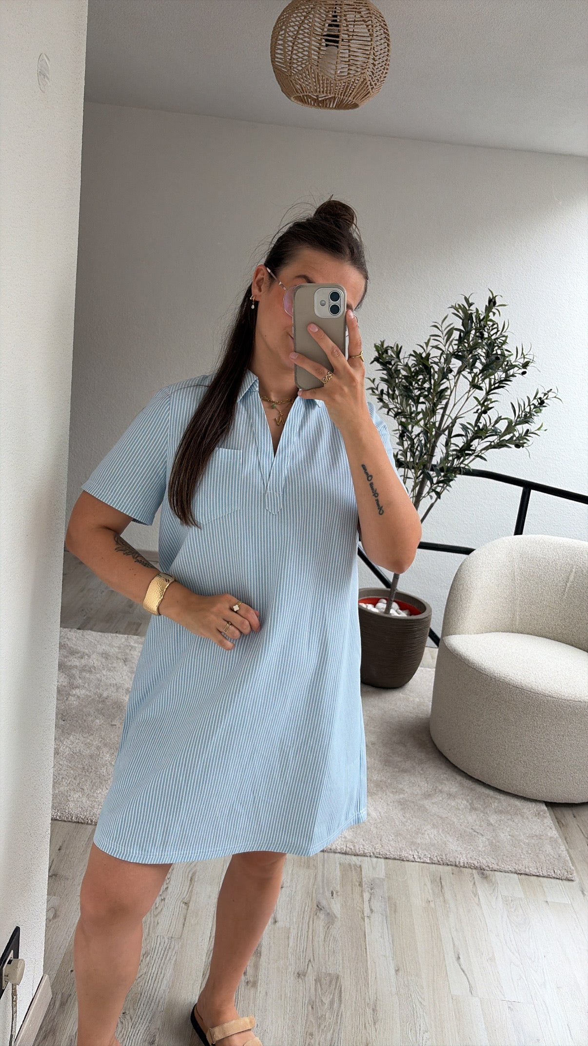 HEMDJURK BLAUW