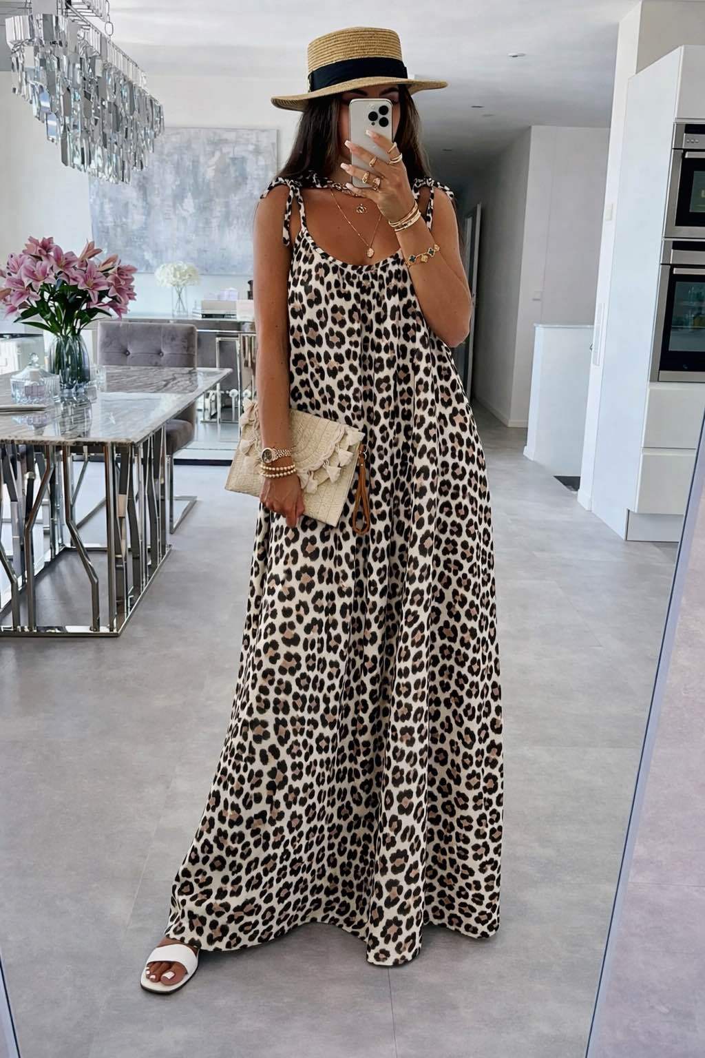 LEOPARD MAXIJURK