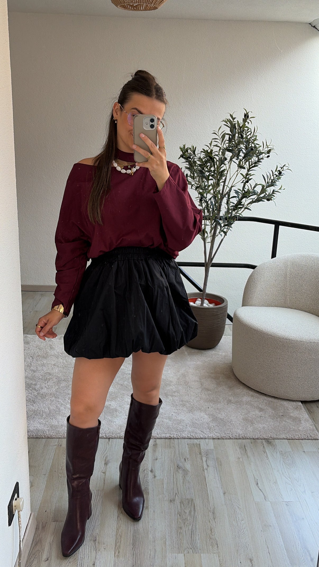 PUFFY ROK ZWART