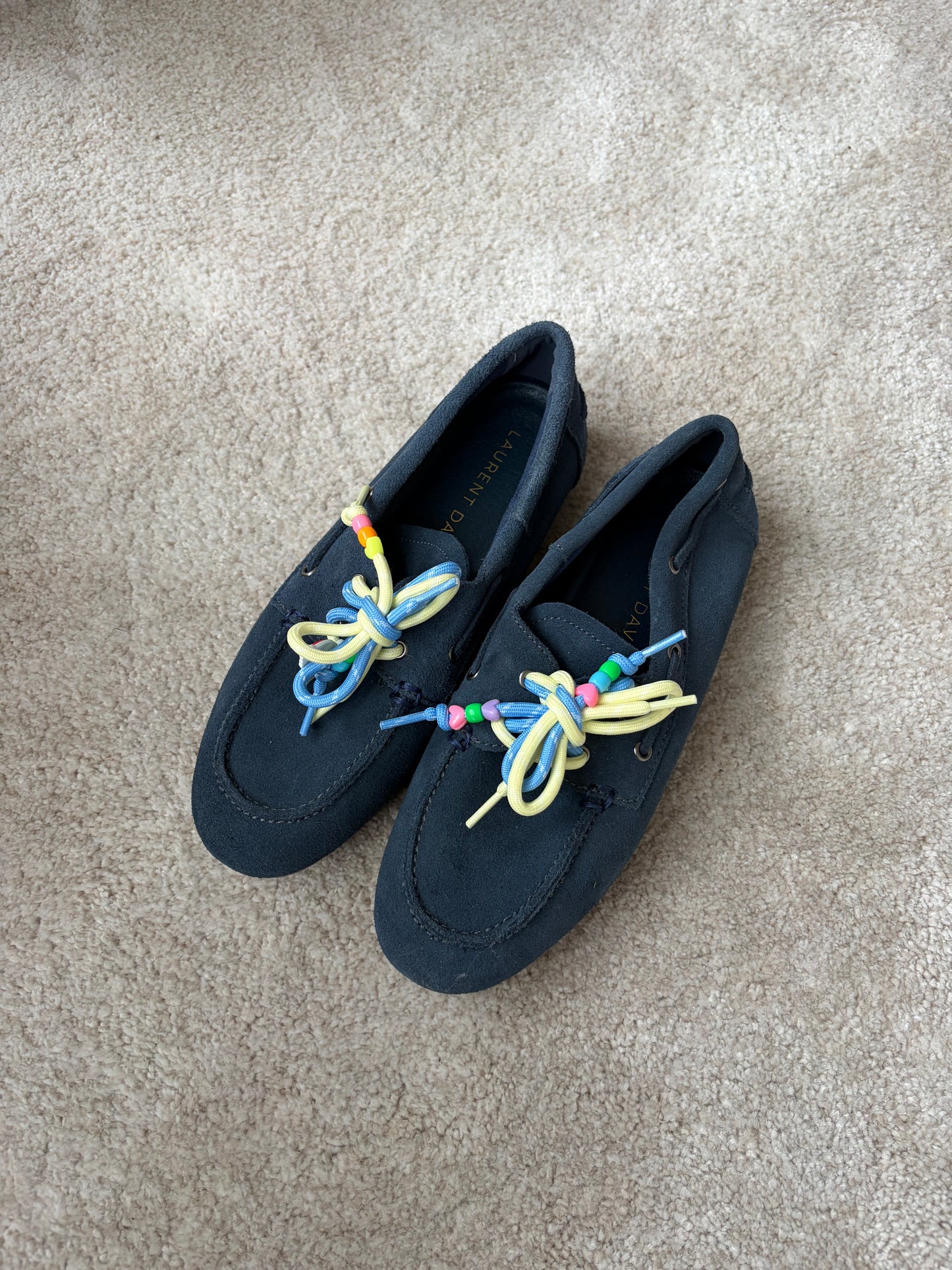 NAVY LOAFERS
