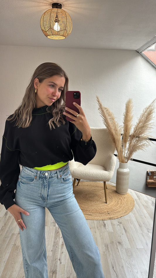 Cropped sweater
