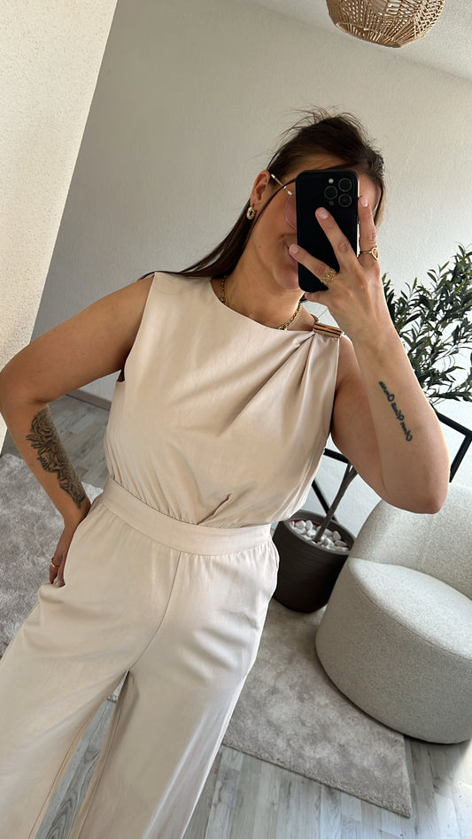 JUMPSUIT BEIGE