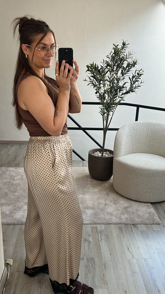 SATIN POLKA BROEK