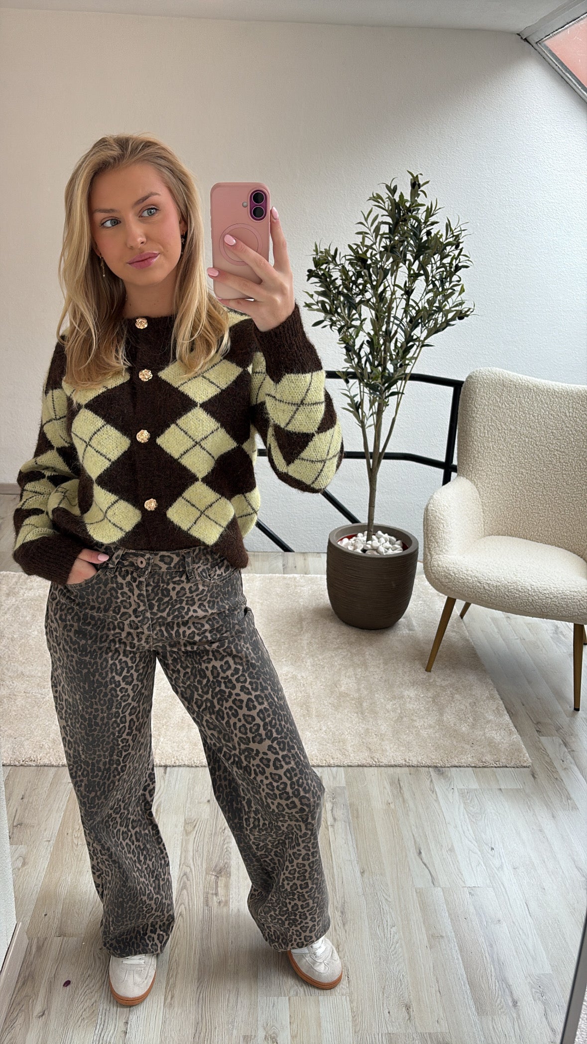 GERUITE VEST GEEL-BRUIN