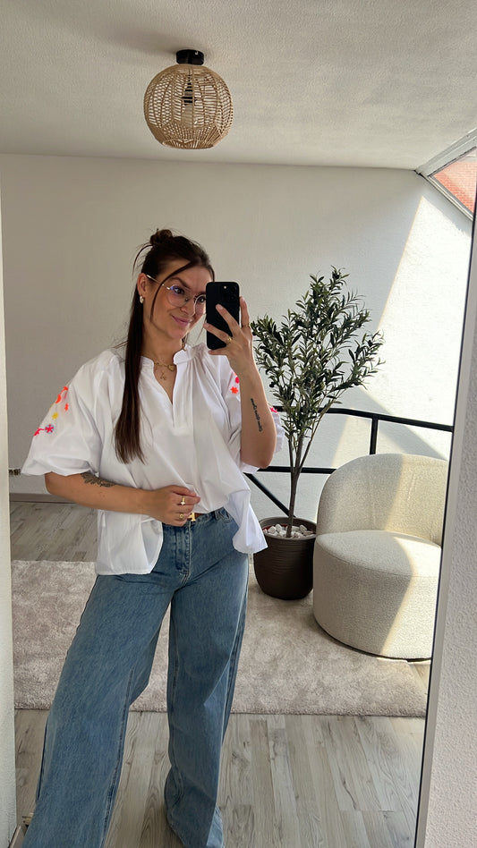BLOUSE POFMOUW BRODERIE
