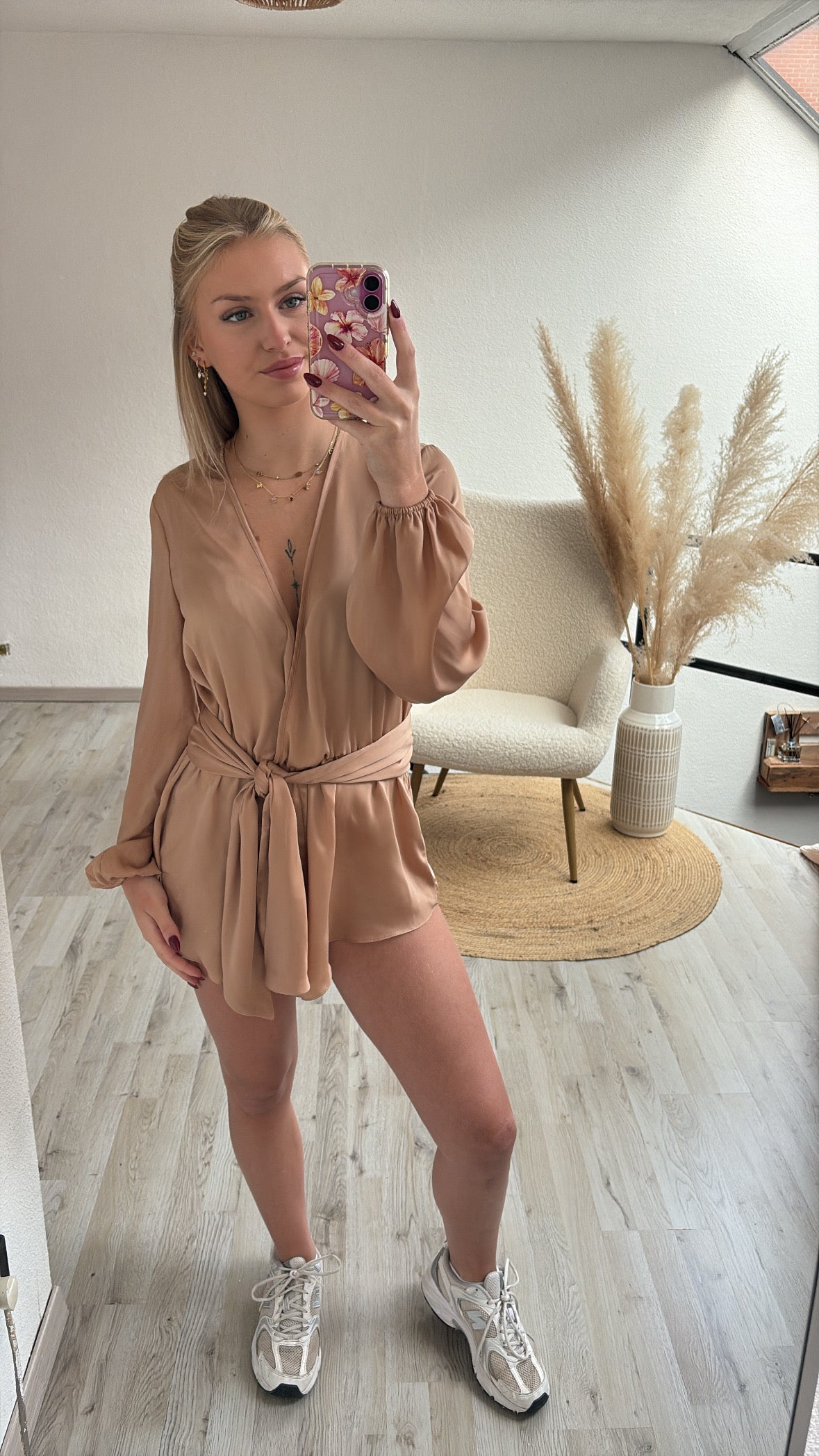 Playsuit satijn