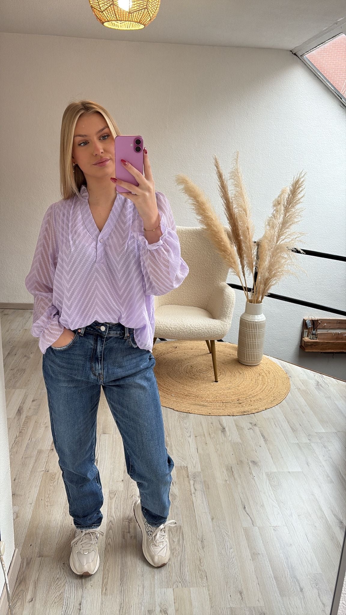Lila blouse