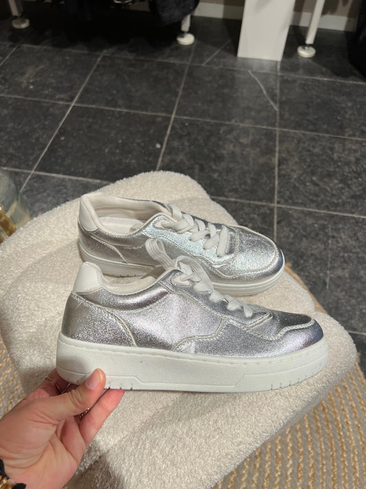 Sneakers zilver