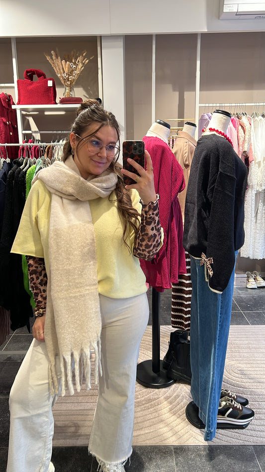 Sjaal beige