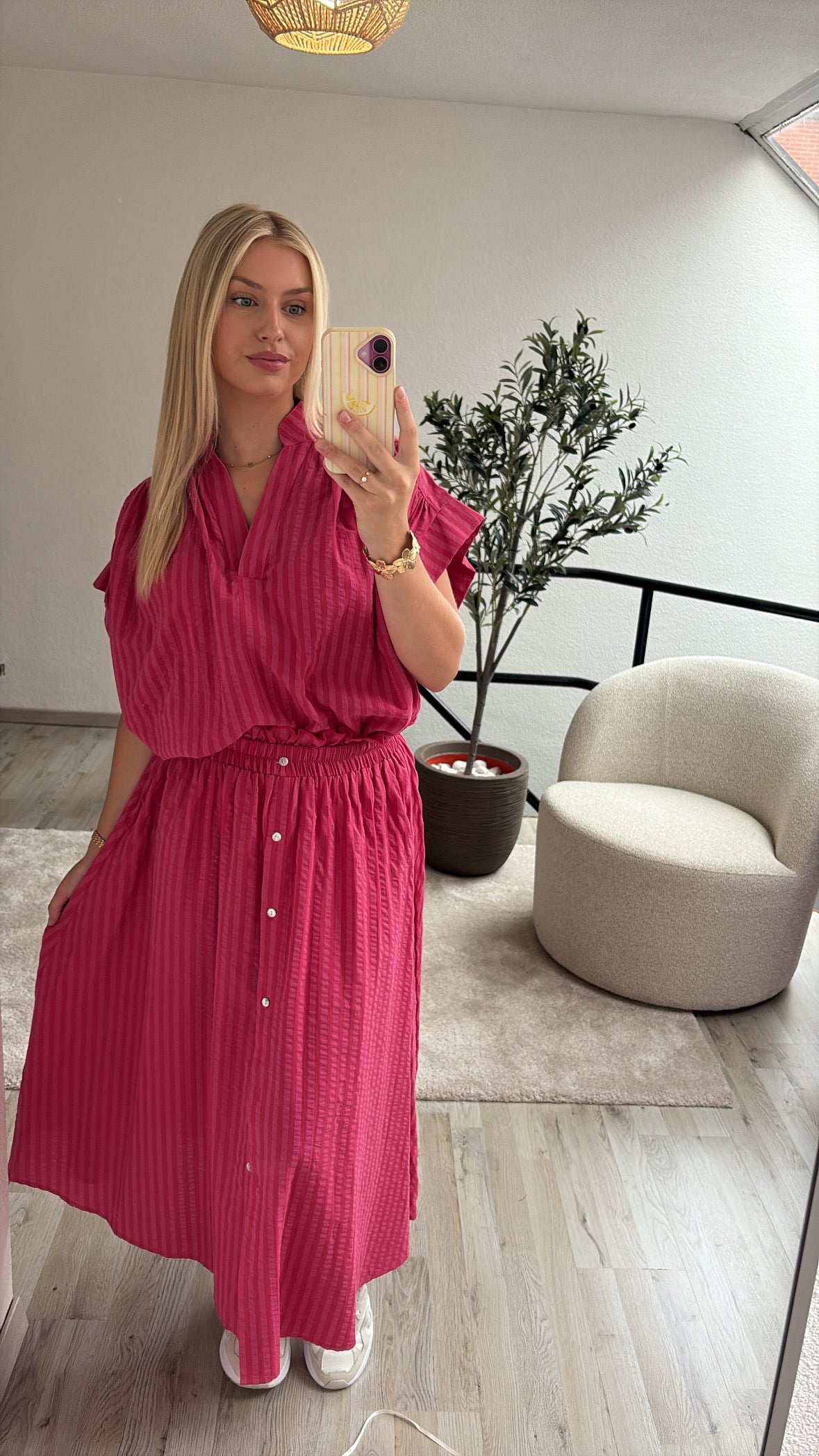 ROZE SET ROK + BLOUSE