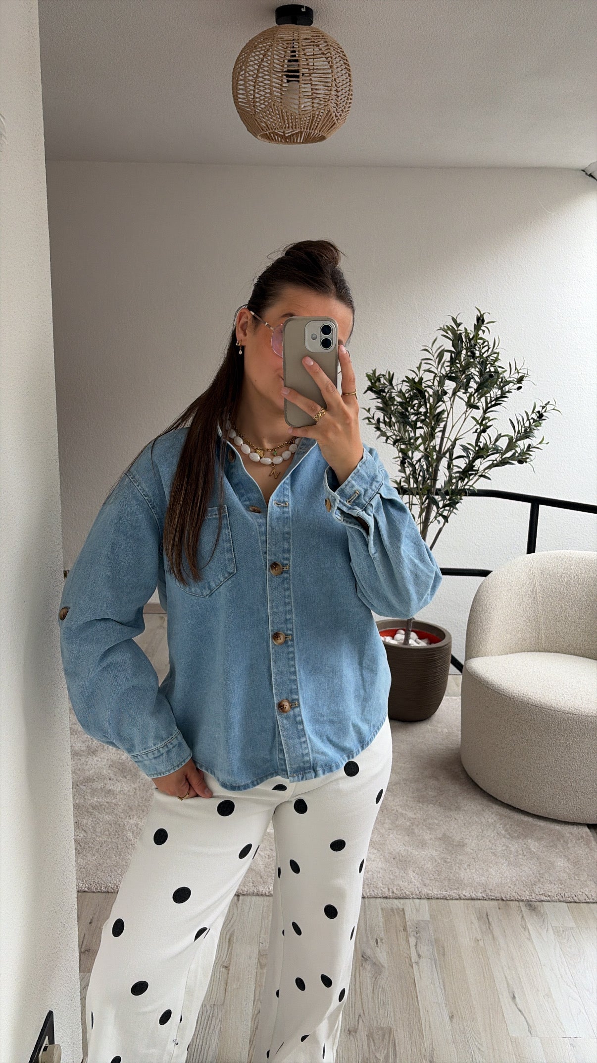 JEANSBLOUSE