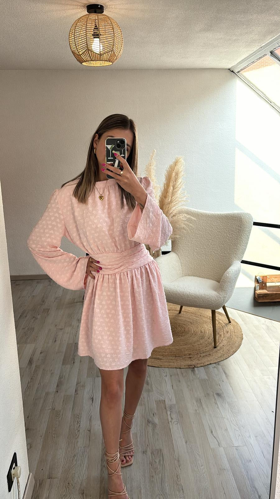 Roze jurk
