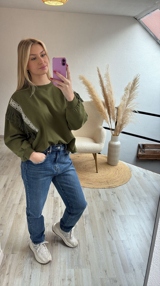 Khaki sweater