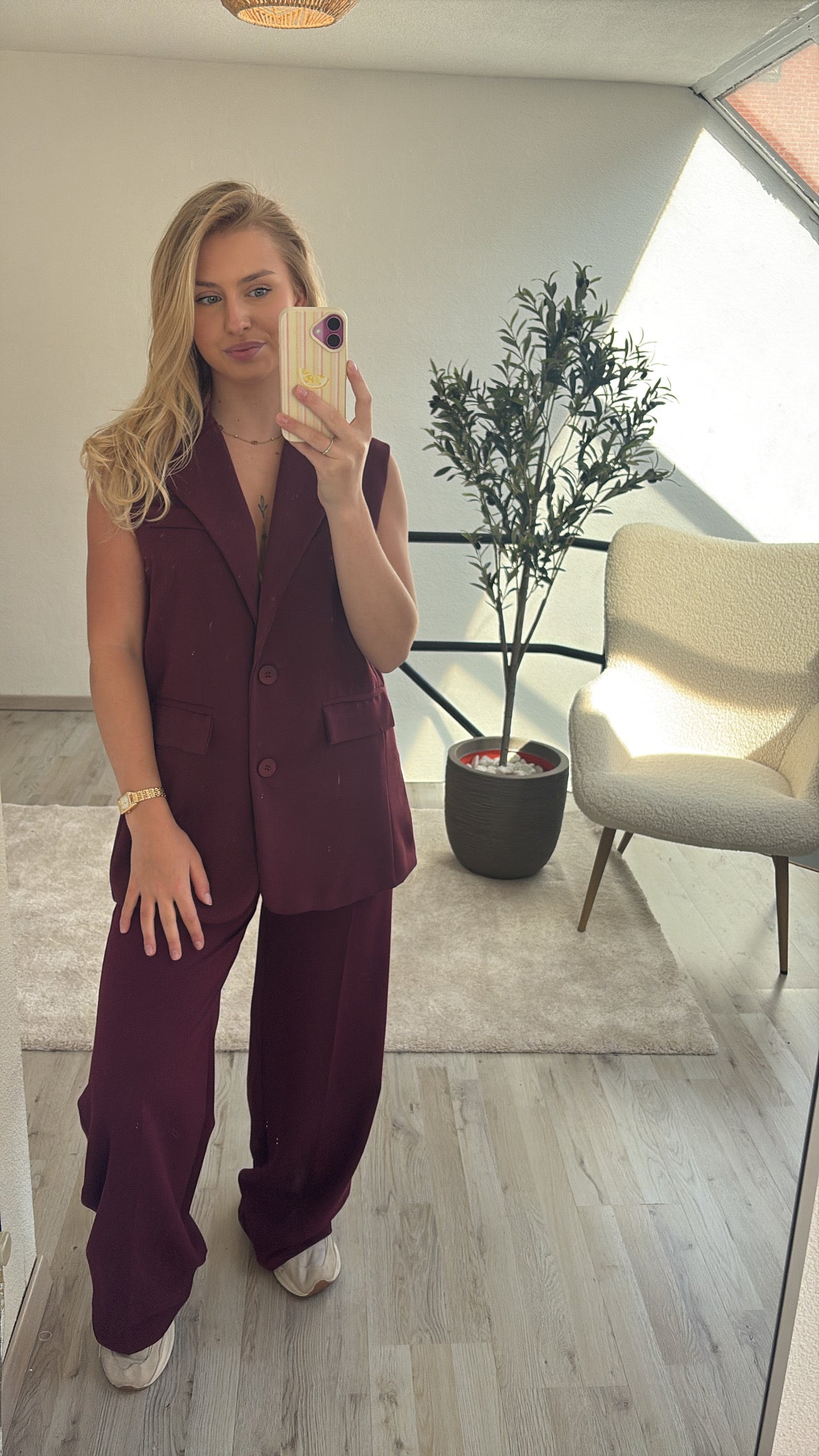 PANTALON BURGUNDY