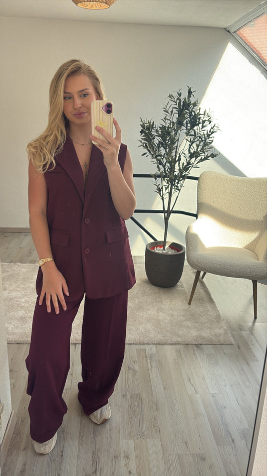PANTALON BURGUNDY