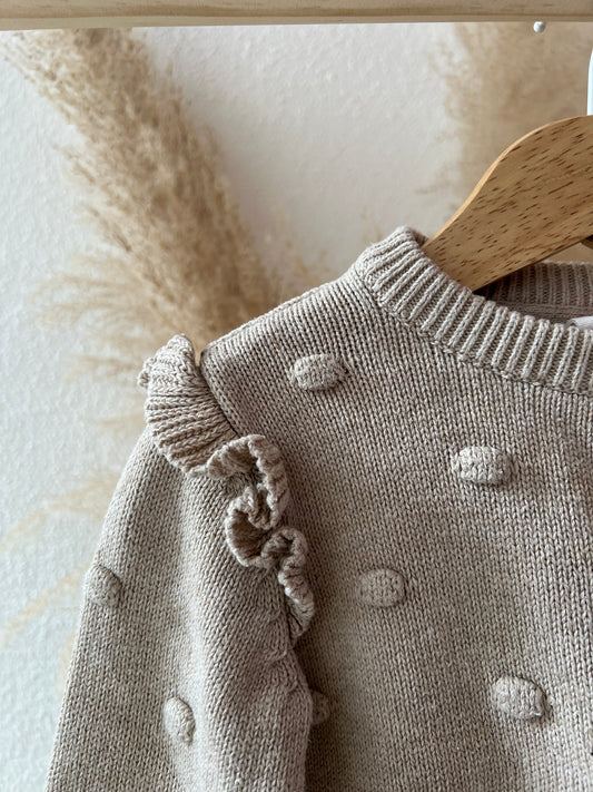 Beige knit