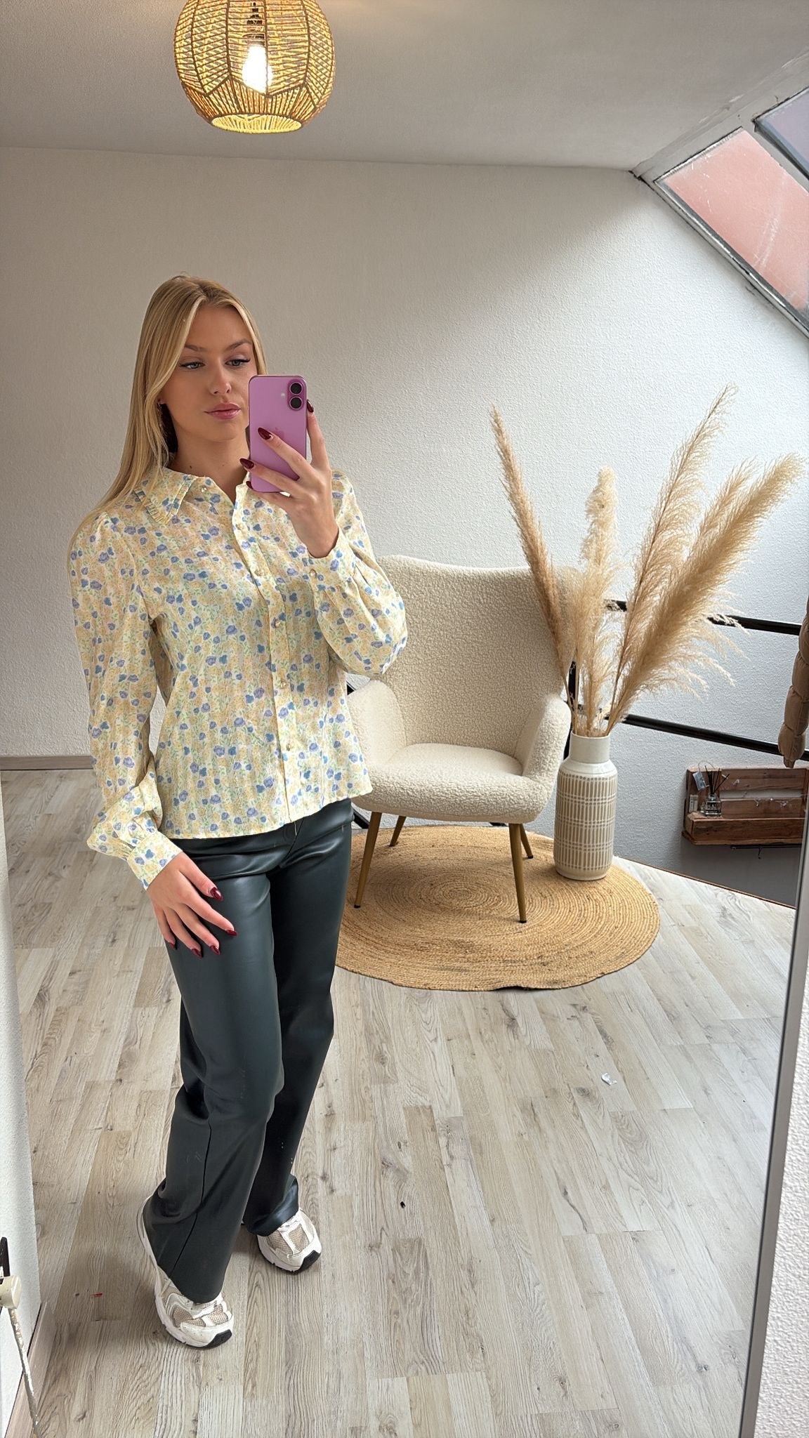 Gebloemde blouse