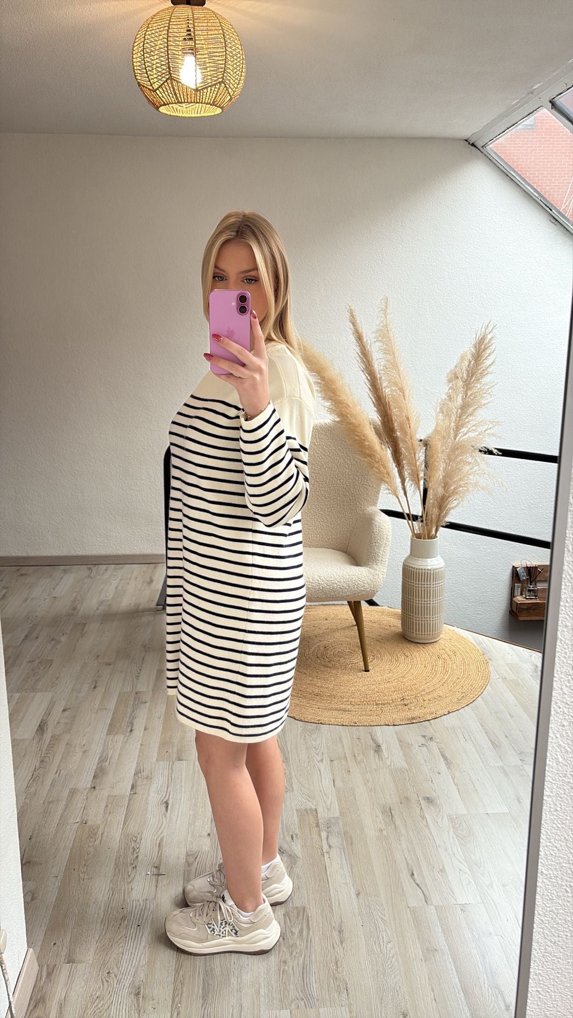 Gestreepte jurk