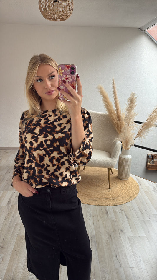 Leopard blouse