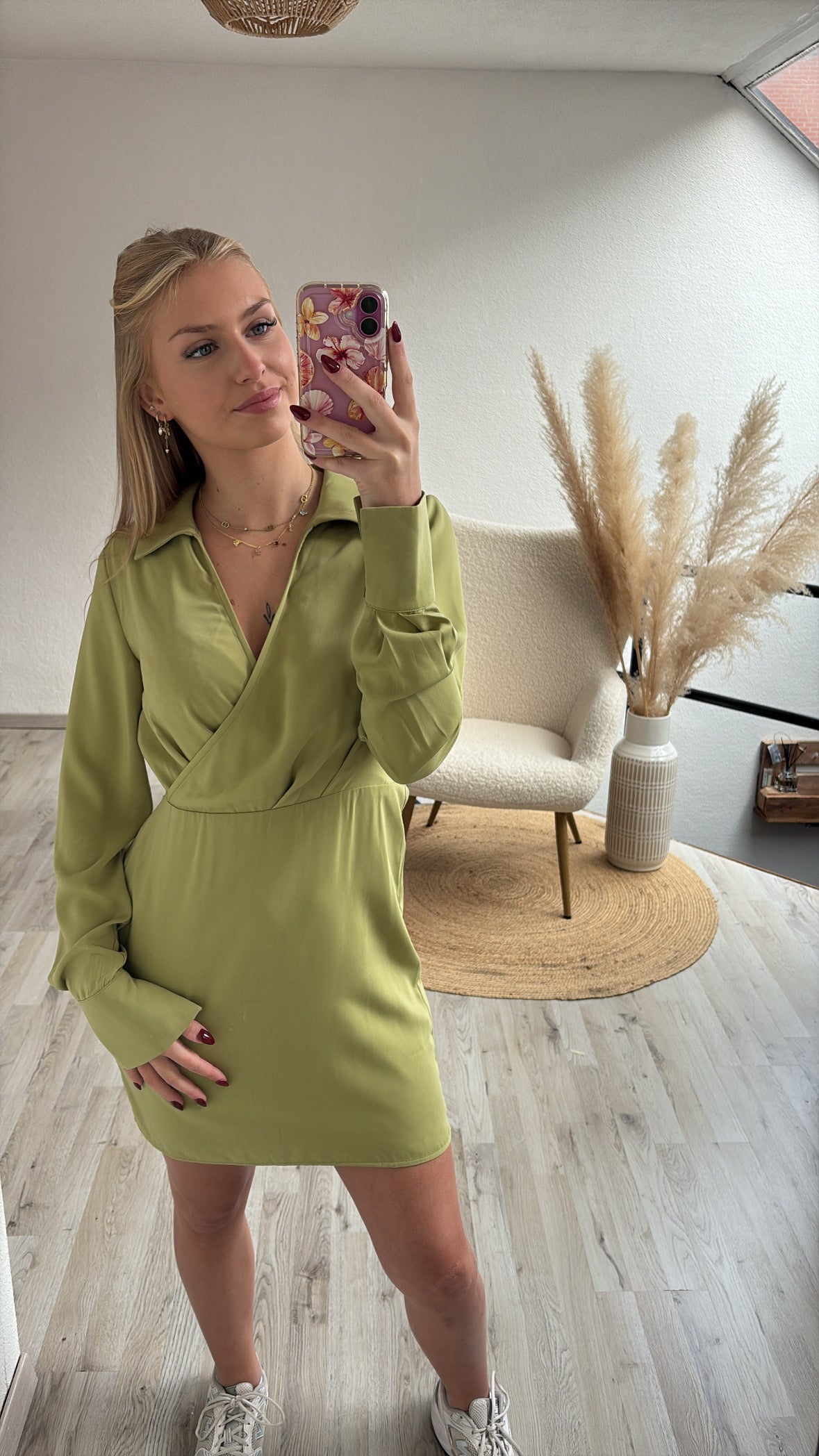 Groene jurk