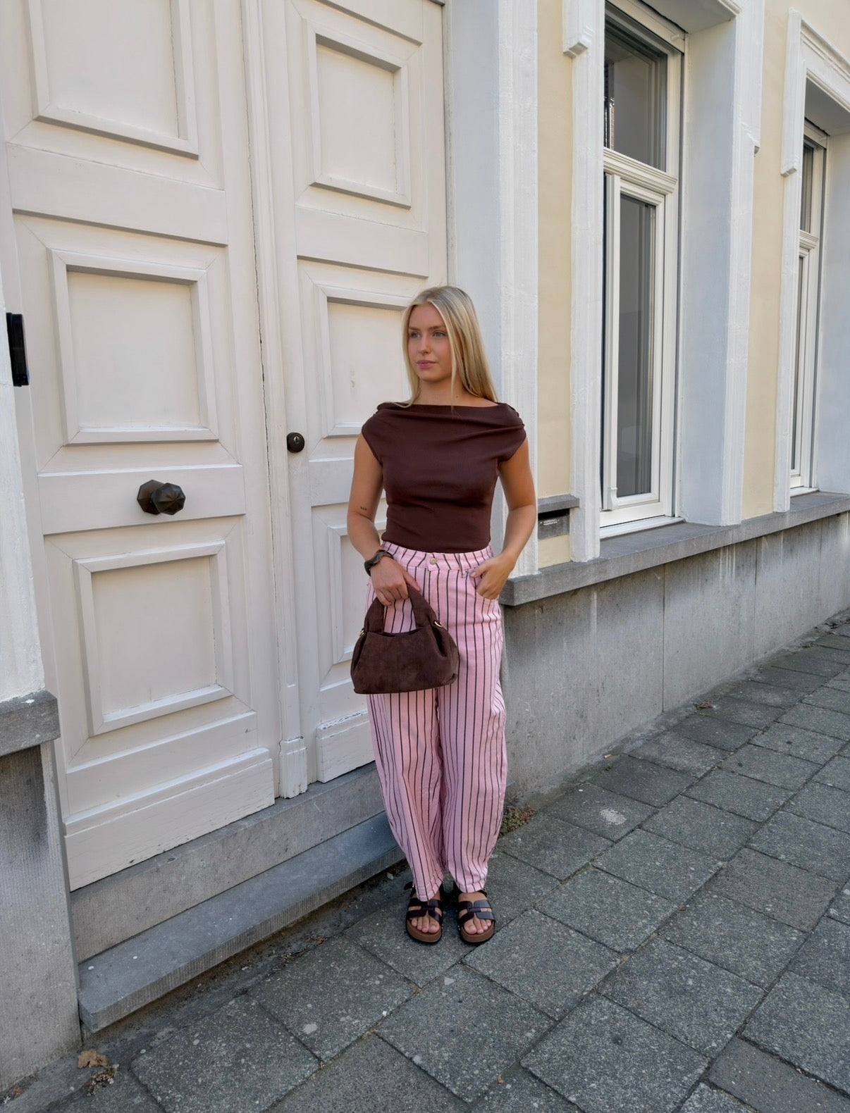 ONE SHOULDER TOP BRUIN