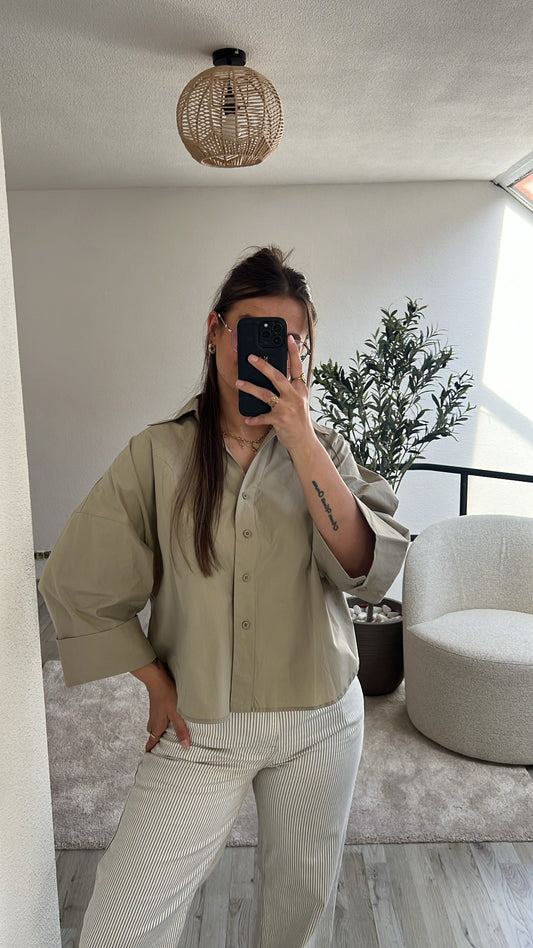 KHAKI BLOUSE