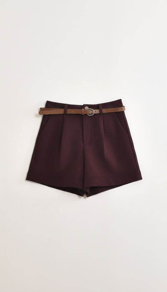 BURGUNDY SHORT