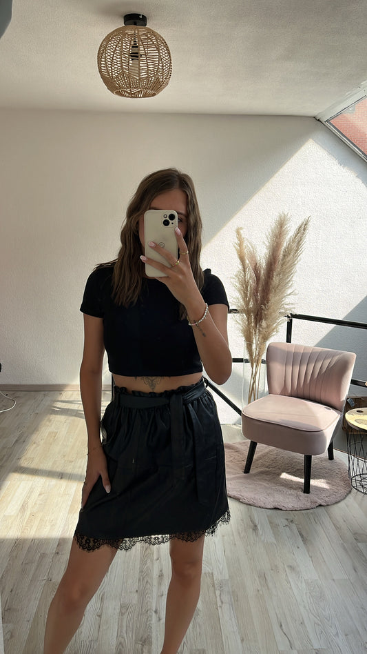 Lederlook rokje