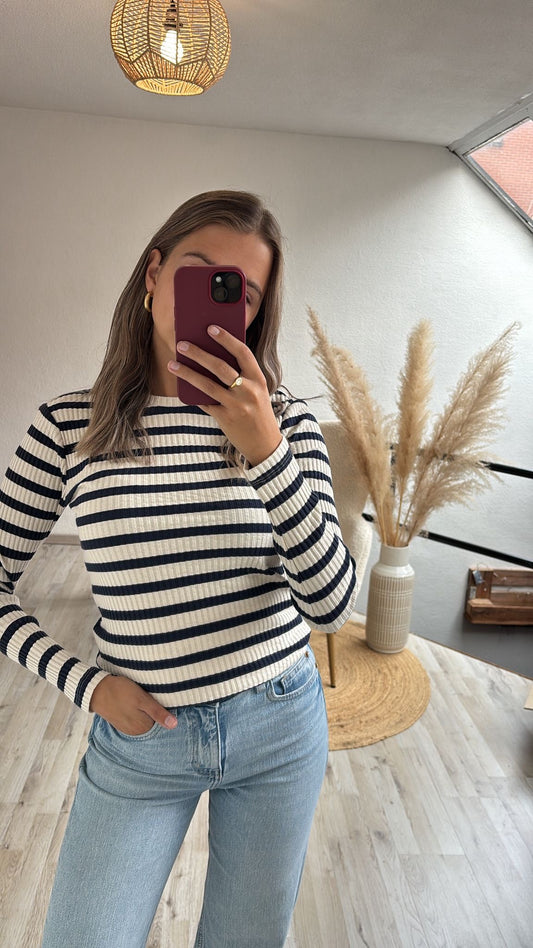 Gestreepte longsleeve