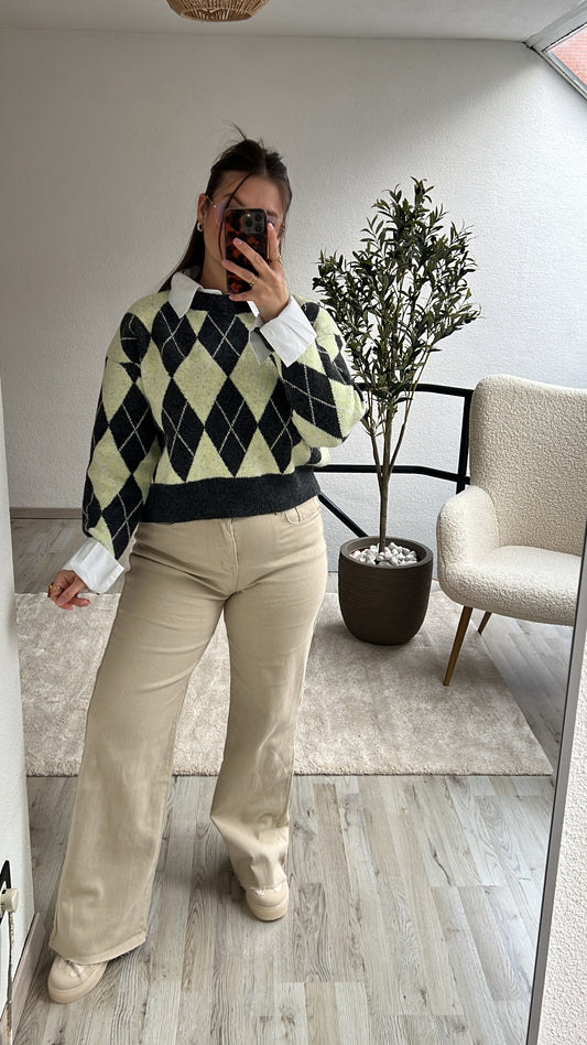 GERUITE TRUI HEMD GEEL