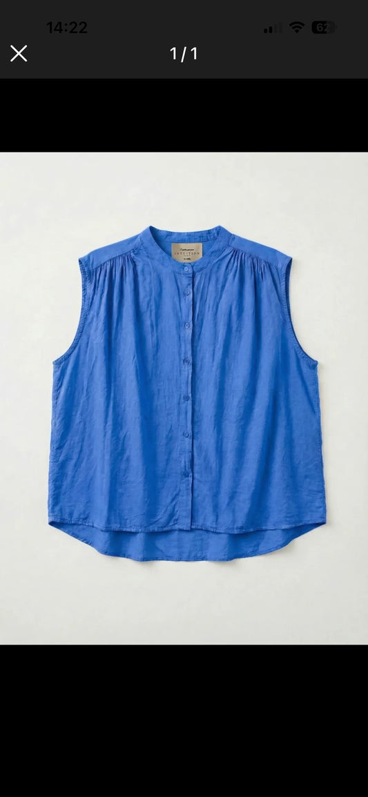 BLAUWE BLOUSE