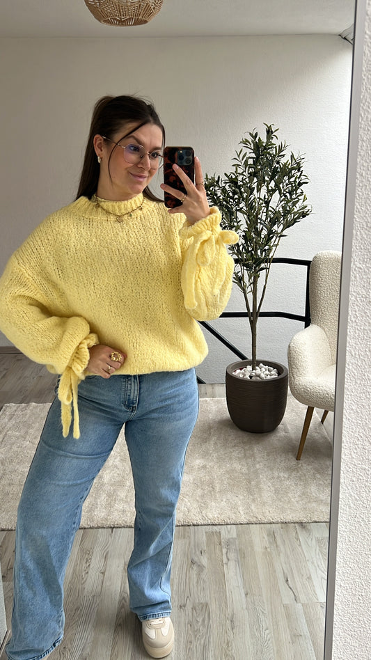 GELE KNIT STRIK MOUW