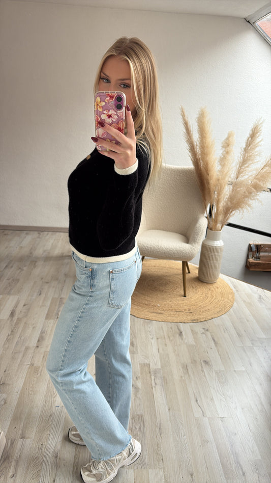 Zwarte cardigan