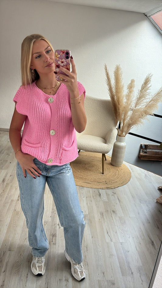 Knit top roze