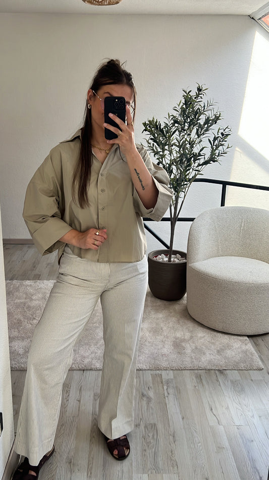 KHAKI BLOUSE