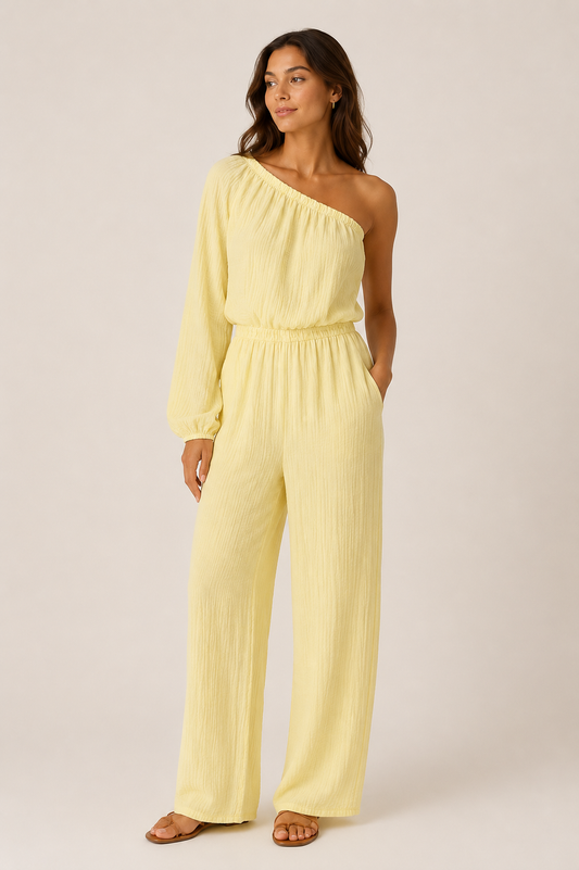 JUMPSUIT TETRA GEEL