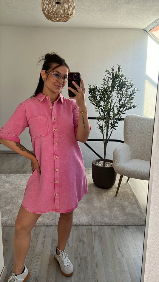 JEANSJURK ROZE