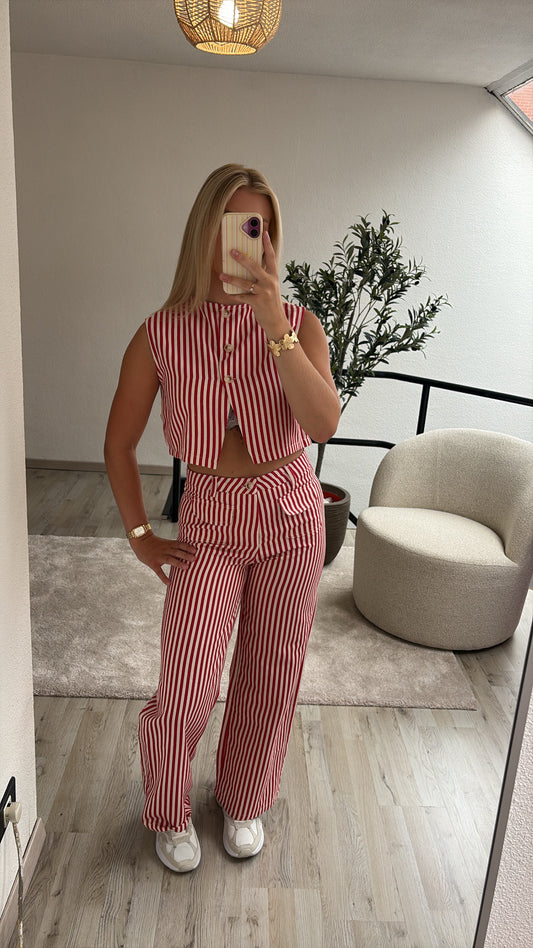 GESTREEPTE SET