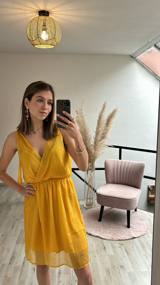 Gele jurk