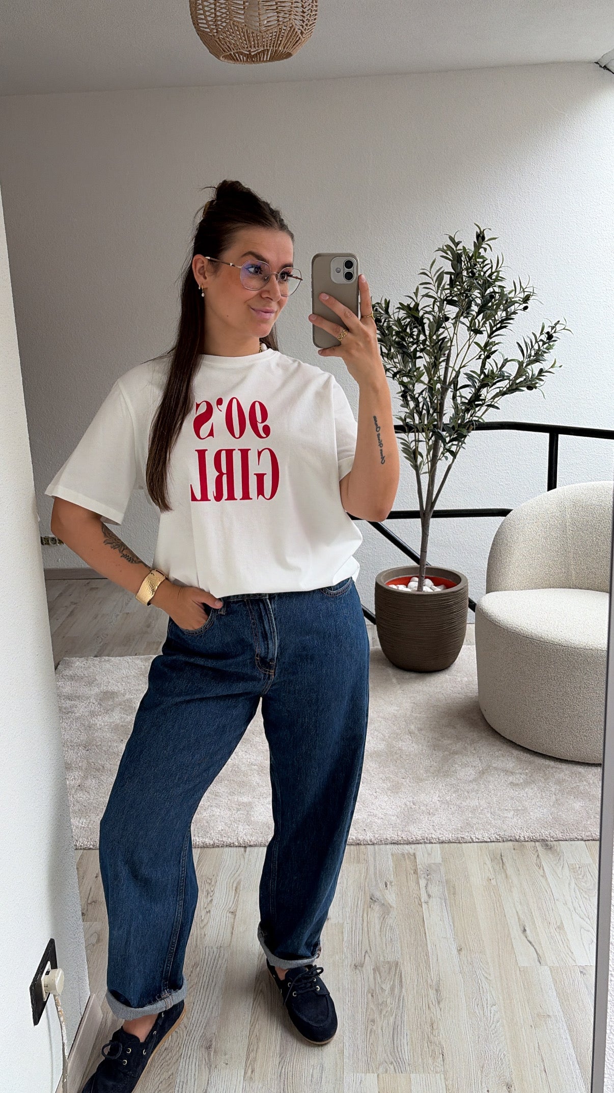 BARREL JEANS NAVY