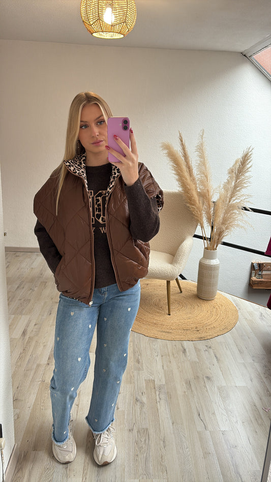 Omkeerbare bodywarmer