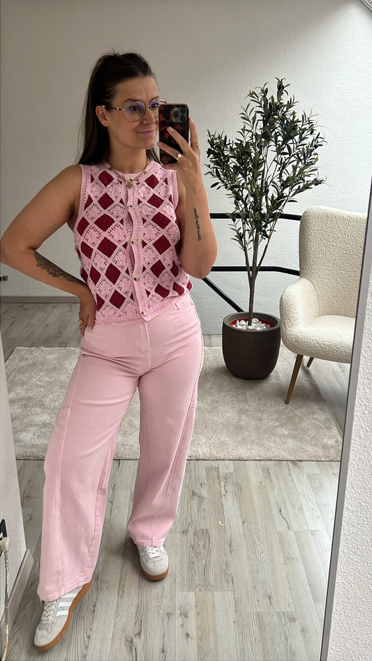 CROCHET TOP ROZE