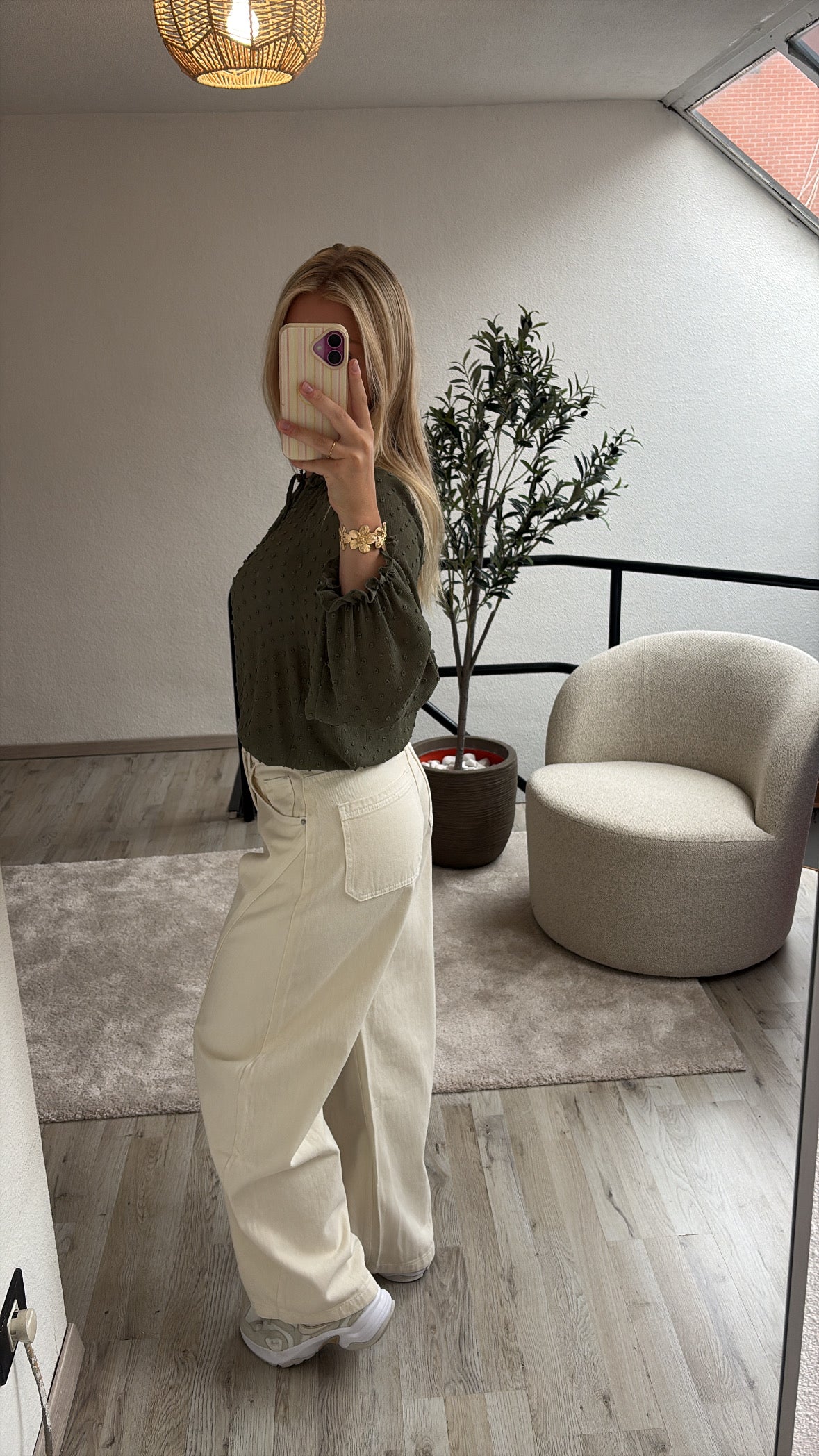 KHAKI BLOUSE