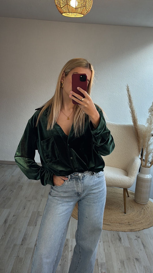 Velvet blouse