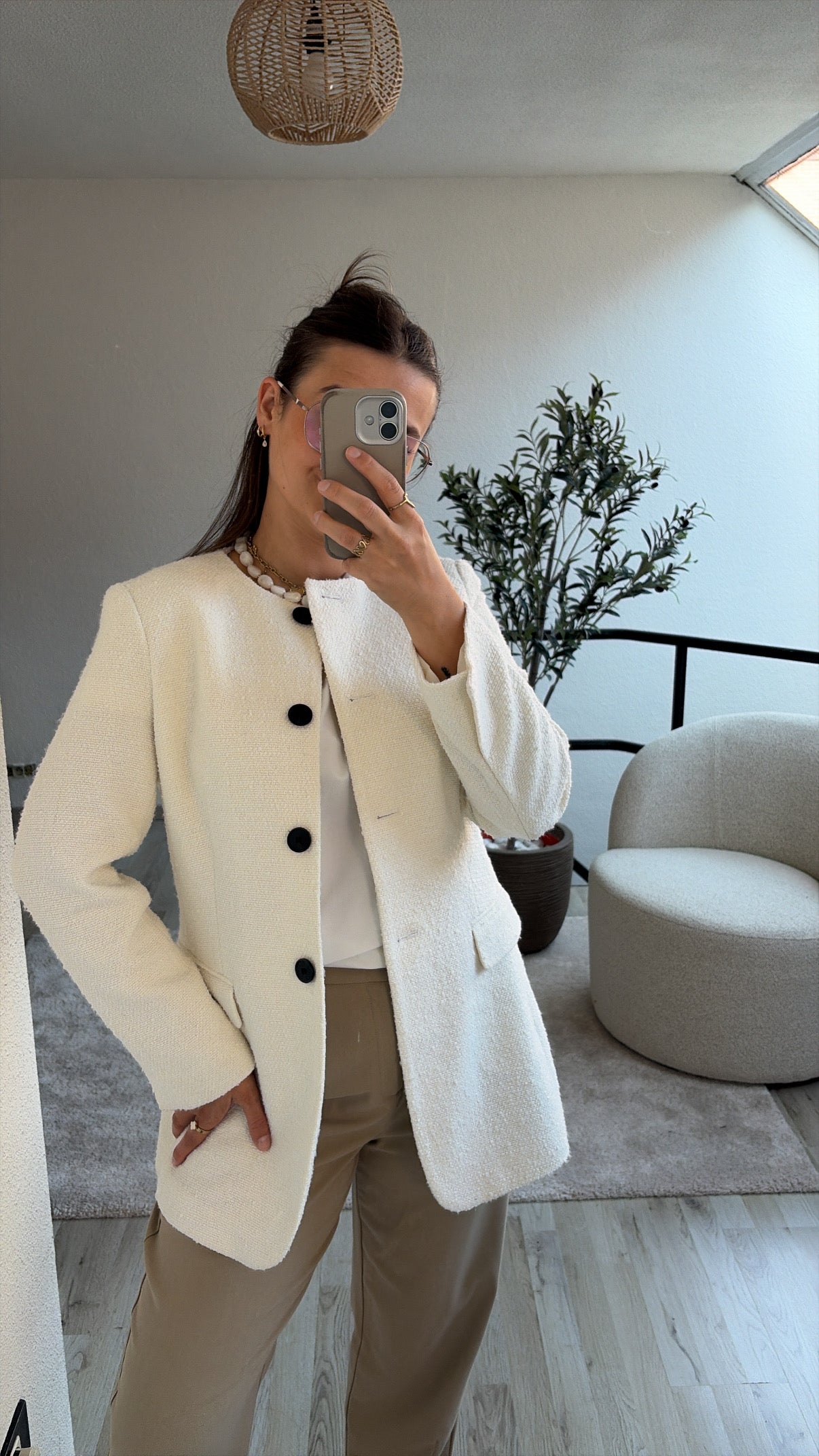 TWEED JASJE ECRU