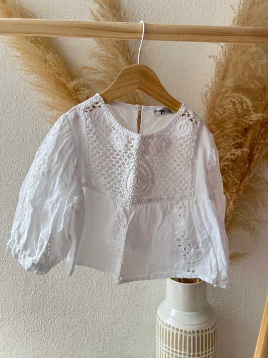 Witte blouse
