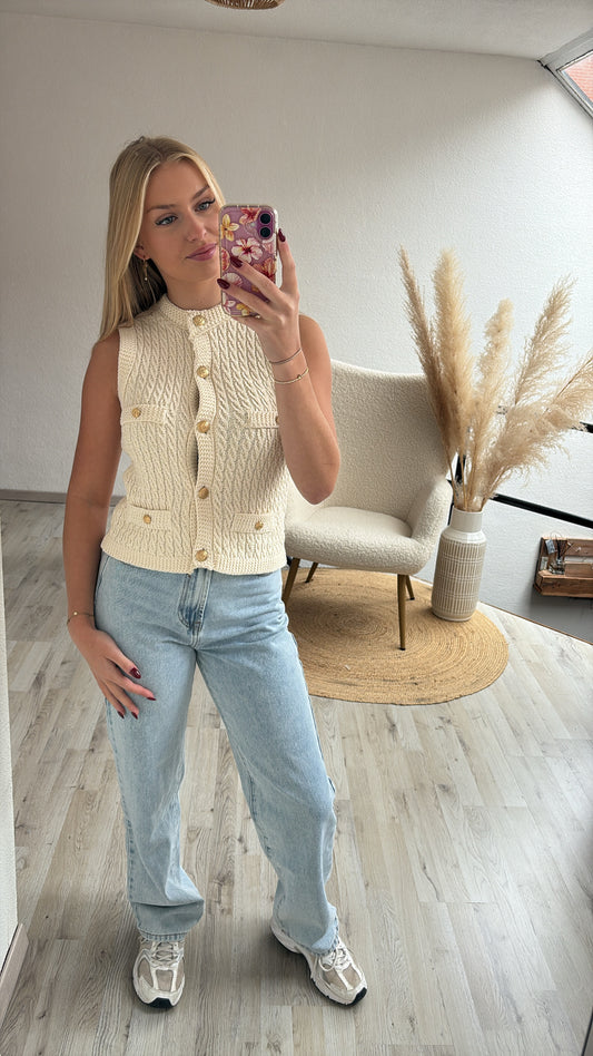 Beige top