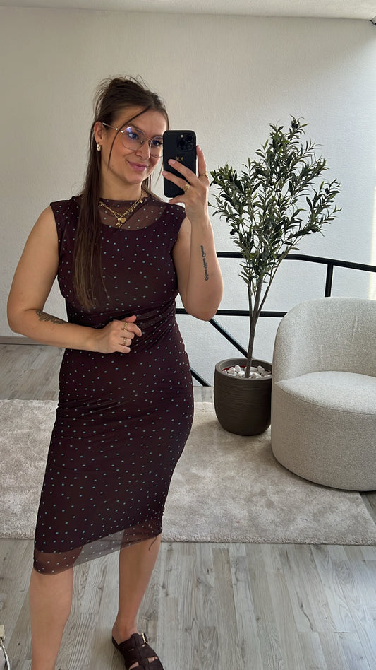 MESH JURK POLKADOTS