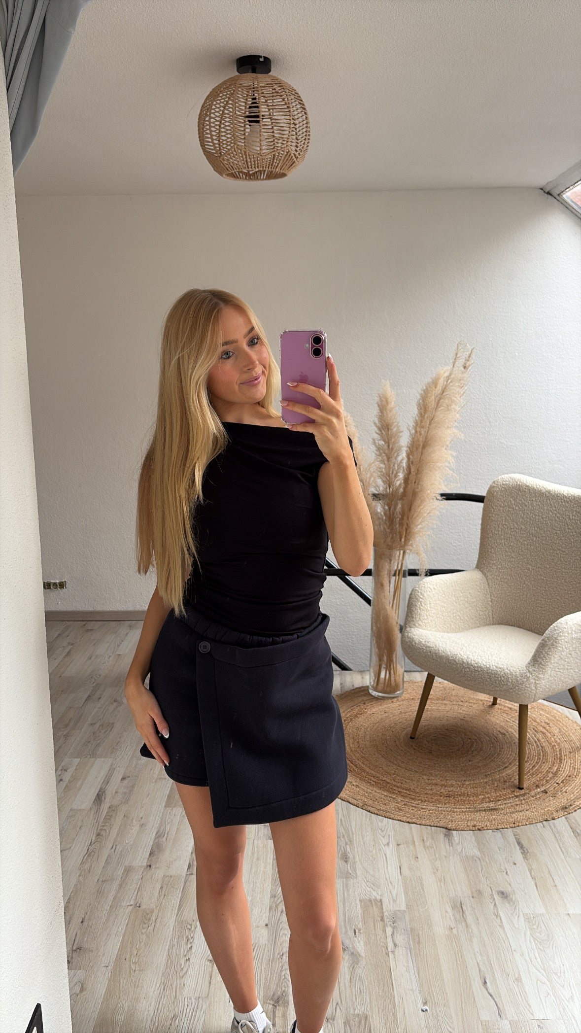 Skort donkerblauw