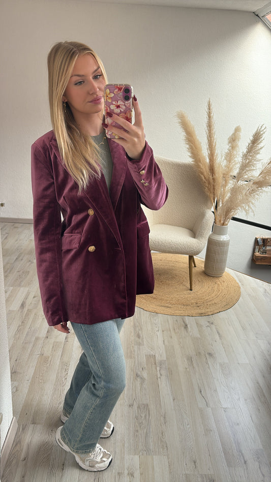 Velours blazer